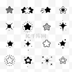 红酒logo图片_星星几何形状图形图标套图