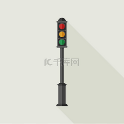 红绿灯图片_交通灯图标。