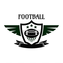 体育运动标志设计图片_美国橄榄球运动队的标志是有星星