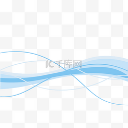 重阳节背景横版图片_蓝线背景创意波浪线曲线