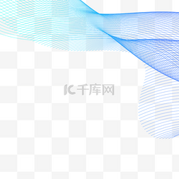 科技创想画图片_蓝色科技感波浪渐变曲线线条