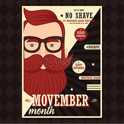 英雄留步海报图片_Movember 海报设计，前列腺癌意识，