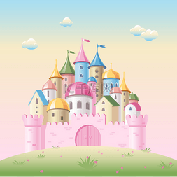 卡通童话里的城堡
