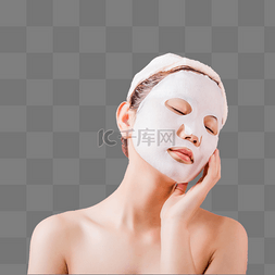 吸氧护理图片_面膜美妆皮肤护理敷面膜女性