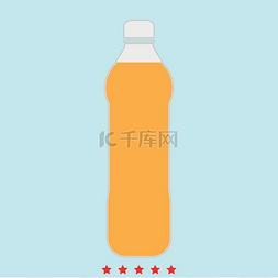 水塑料瓶图标.. 水塑料瓶图标。