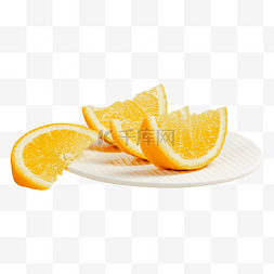 橙子切开图片_夏天水果新鲜橙子切开橙子块