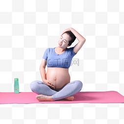 孕妇瑜伽健身生活方式