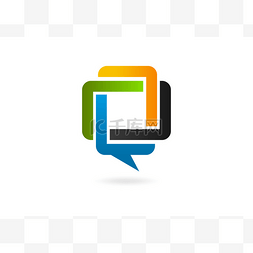 speech图片_Speech bubble logo