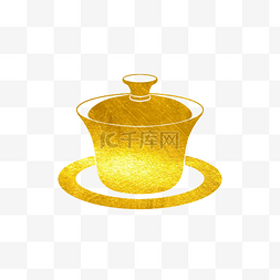 金箔鎏金中式茶杯