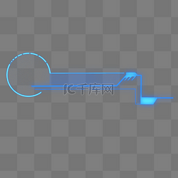 未来光图片_科技线条大数据线条框标题框