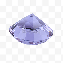 紫色钻石首饰宝石装饰