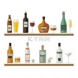 饮料和饮料图标。