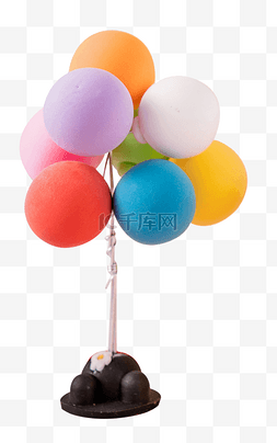 儿童节六一彩色气球