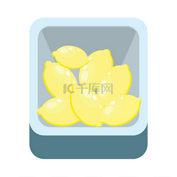 分类食物图图片_托盘中的柠檬在白色隔离柠檬酸橙