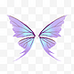 紫色蝴蝶翅膀