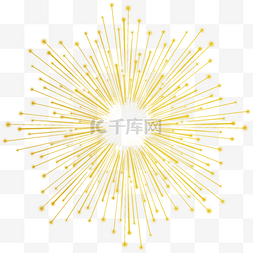 金色科技粒子图片_烫金科技爆炸放射中心发散线条粒