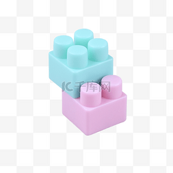 蓝块图片_玩具塑料块立方体彩色积木
