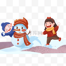 大雪图片_大雪冬天打雪仗玩耍孩子