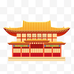 中国风建筑图片_矢量中国风皇宫宫殿