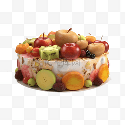 蛋糕生日甜品水果味婚礼蛋糕