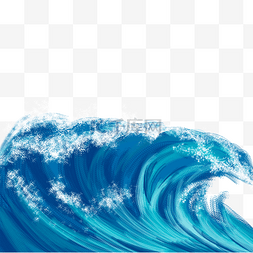 大海翻滚海浪