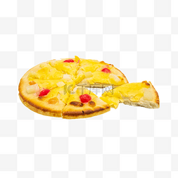 水果披萨图片_黄色水果披萨