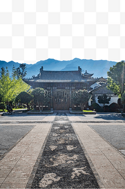 云南大理寺庙建筑风光寺庙