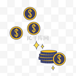 金钱图标图片_税收剪贴画金币图标