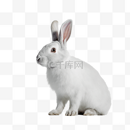 一只兔子免抠摄影