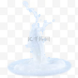 艺术雕塑设计图片_摄影图牛奶饮料飞溅