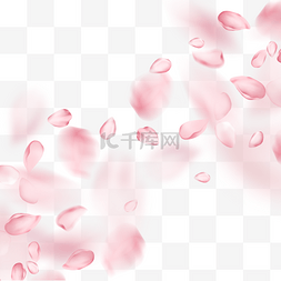 樱花边框图片_动态效果粉色春天光效樱花边框