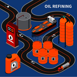 运输生产图片_石油和天然气工业等距组成与精炼