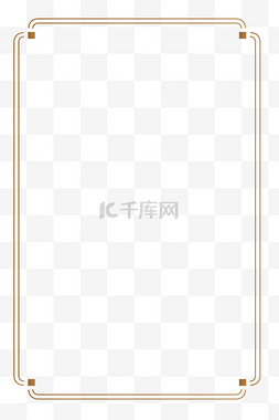 中国风框图片_中国风简约烫金边框