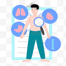 医疗大气图片_医疗全身身体检查
