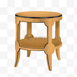 圆形中式家具茶几仿真桌子仿真桌