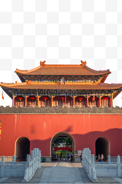 影视城城墙风景建筑