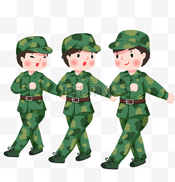 军事训练图片_开学新生军训训练