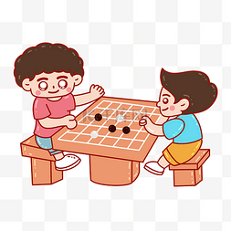 对战图片_棋牌游戏下棋对战人物