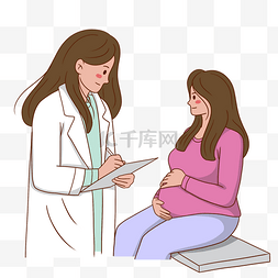 孕妇趴着图片_孕妇体检孕检