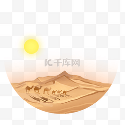 骆驼psd图片_沙漠骆驼之路