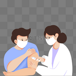 女医生人物图片_疫情接种疫苗防疫