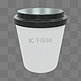 3DC4D立体一次性咖啡杯