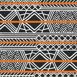 波西米亚风地毯图片_具有几何元素的部落民族彩色波西