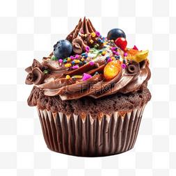 蛋糕图片_实拍纸杯蛋糕甜品美食摄影图