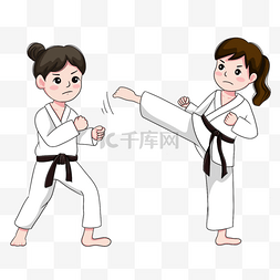 武道女子格斗技巧