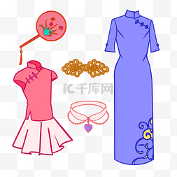 新中式改良旗袍服装设计服饰