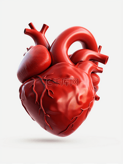 人体器官心脏部位3D元素