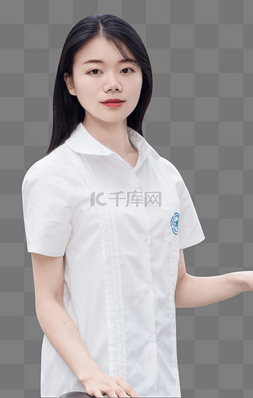 青春图片_高中生美女短袖长发