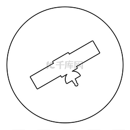 卫星轮廓世界全球网络概念空间图