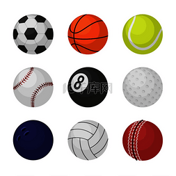 排球矢量图片_球系列体育器材游戏球足球篮球网